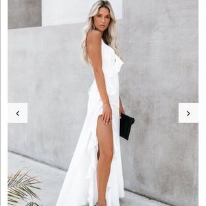 Vici Cool Waters Ruffle Gown